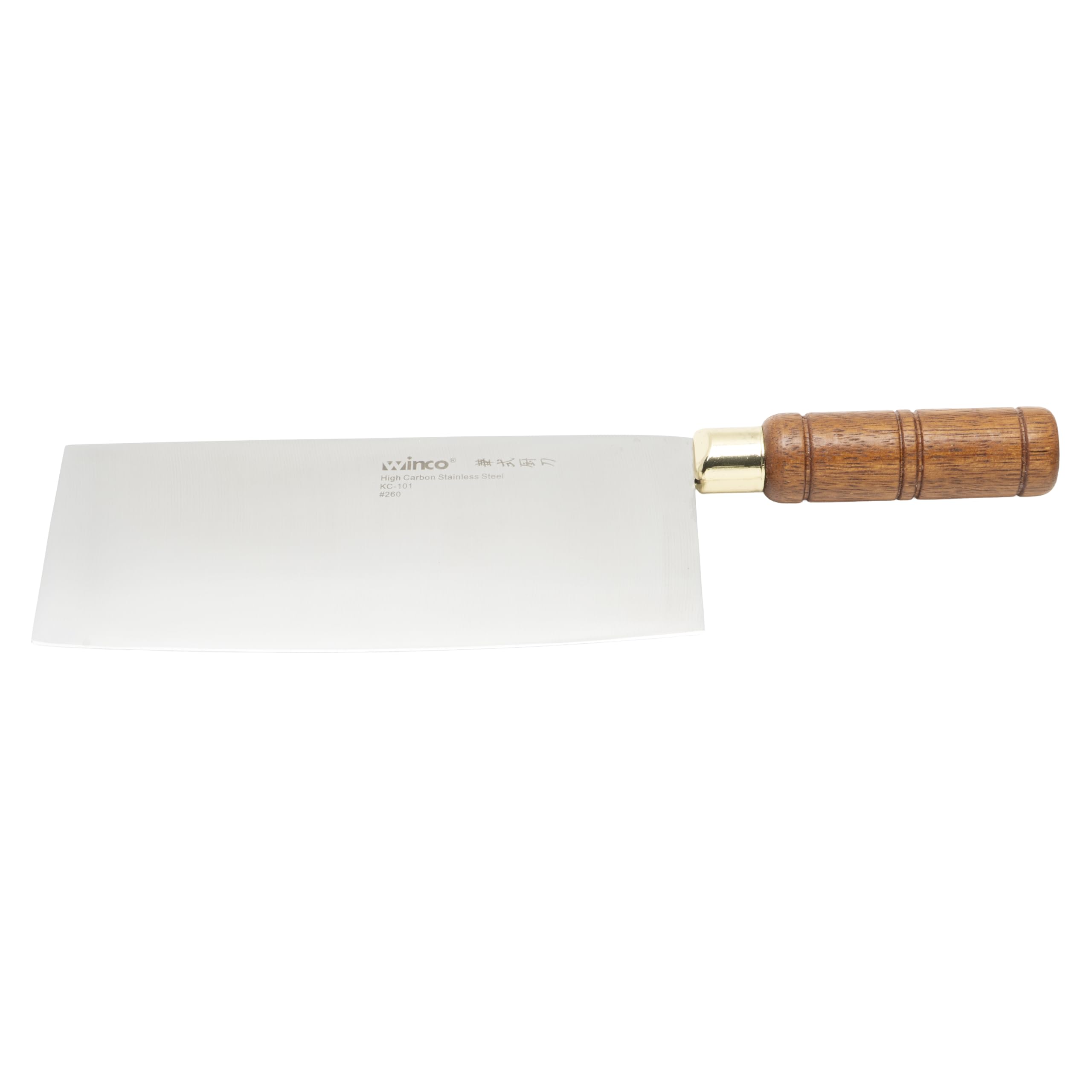 Amazon.com: Winco Blade Chinese Cleaver w/ wooden handle – blade 8